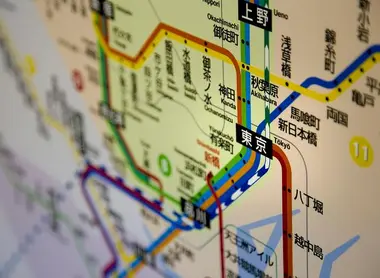 Les cartes du réseau de métro vont proposer une version en anglais, sans les caractères japonais