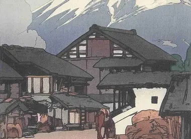 Le Mont Fuji depuis Funatsu Yoshida Hiroshi Le Mont Fuji depuis Funatsu Yoshida Hiroshi