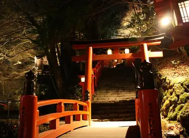 Le sanctuaire Kifune jinja, dans le village de Kibune