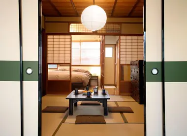 La maison "Machiya" dans le quartier Ginkakuji à Kyoto La maison "Machiya" dans le quartier Ginkakuji à Kyoto