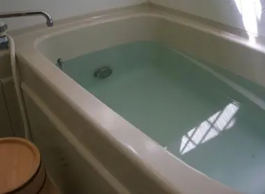 La salle de bain de la maison Shinnyodo La salle de bain de la maison Shinnyodo