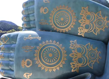 Empreintes de bouddha Nanzoin Empreintes de bouddha