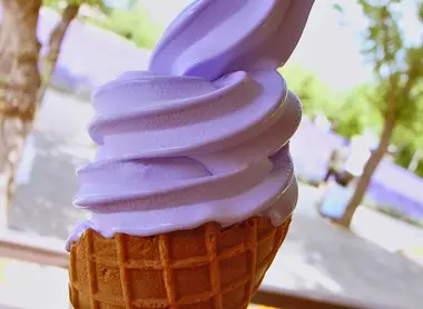Glace à la lavande de Furano Glace à la lavande de Furano