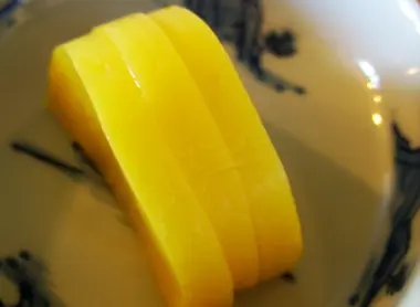 Tranches de daikon façon takuan