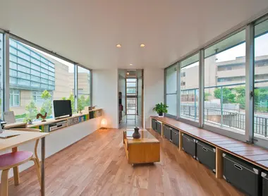 L'intérieur de la maison Horinouchi, à Tokyo L'intérieur de la maison Horinouchi, à Tokyo