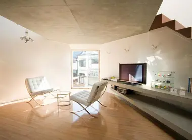 El segundo piso de la casa Reflection of Mineral. El segundo piso de la casa Reflection of Mineral.