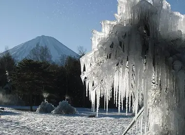 Festival de glace Saiko Yachounomori Festival de glace Mont Fuji