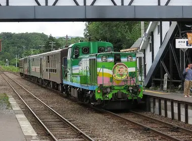 Le train spécial Furano Biei Norokko train Le train spécial Furano Biei Norokko train