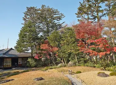 Garden of the Murin-an villa in Kyoto