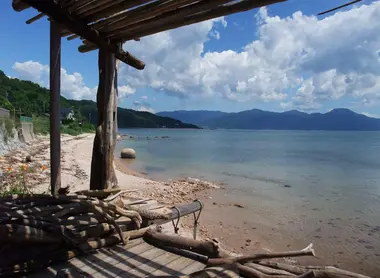 La côte de la mer Genkai à Itoshima