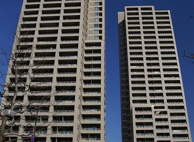 Exemple de "manshon" dans la ville d'Okayama