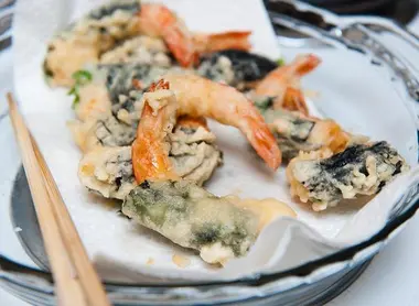 El umami se puede encontrar en crustáceos y legumbres.