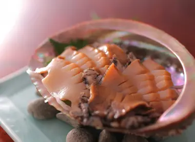 Abalone sashimi