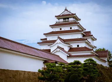 Le château d'Aizu, version 2011 Le château d'Aizu, version 2011