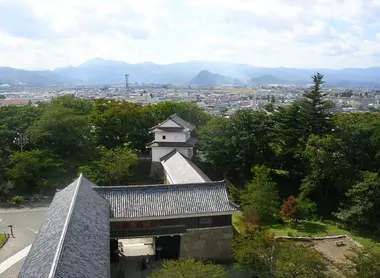 La vue du haut du château La vue du haut du château