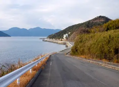 Sur la piste cyclable Shimanami Kaido, circuit Eta-jima