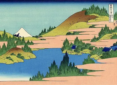 The_lake_of_Hakone_in_the_Segami_province