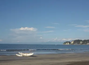Las playas de Kamakura son muy socorridas por los tokiotas Las playas de Kamakura son muy socorridas por los tokiotas
