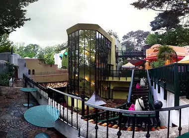 The terrace of Ghibli Museum The terrace of Ghibli Museum