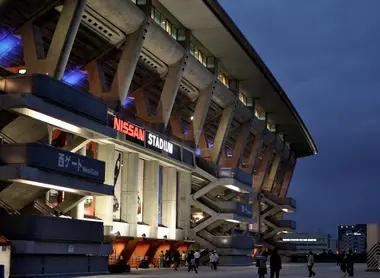 Le stade Nissan vu de l'extérieur Le stade Nissan vu de l'extérieur