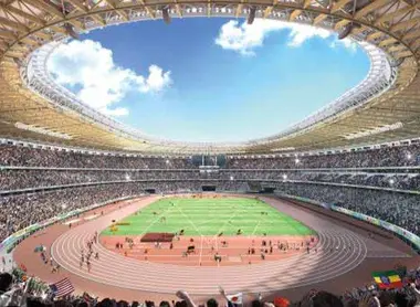 L'intérieur du stade New National Stadium L'intérieur du stade New National Stadium