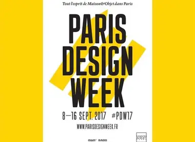 Affiche de la Paris Design Week 2017