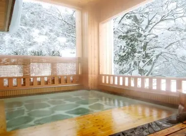 Un onsen à Echigo-Yuzawa