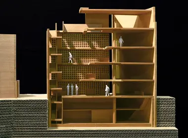 Model of the Atelier in OYODO II-Osaka