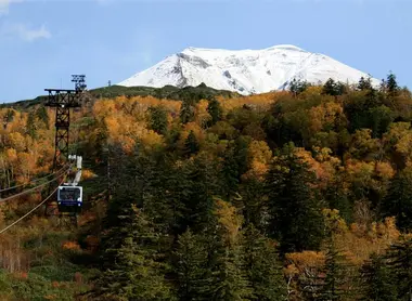 Le téléphérique "Asahidake ropeway" Le téléphérique "Asahidake ropeway"