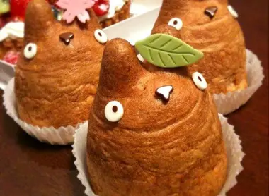 Gâteaux en forme de Totoro Gâteaux en forme de Totoro