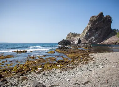 La crique des bouddhas Hotokegaura, près du village de Sai