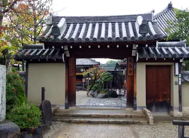 Entrée du temple Asuka-dera Entrée du temple Asuka-dera
