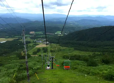 Le télésiège du mont Sanbe