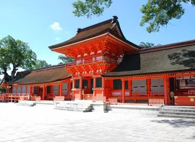 Le sanctuaire d'Usa, dans la péninsule de Kunisaki Le sanctuaire d'Usa, dans la péninsule de Kunisaki