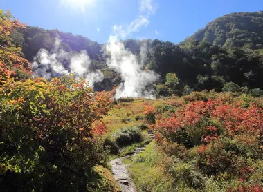 Les sources thermale de Renge, au sein du géoparc d'Itoigawa