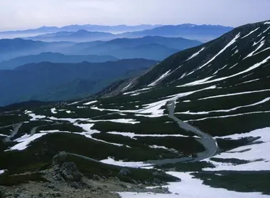 Vue des montagnes Akaishi et Kiso, depuis le mont Norikura