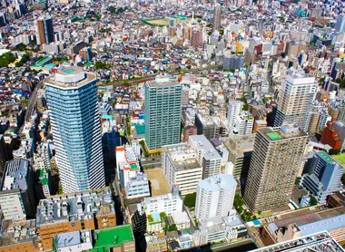Sunshine city, dans le quartier d'Ikebukuro à Tokyo.