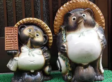 Statues de tanuki Statues de tanuki