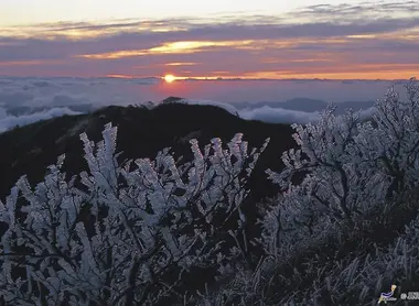 Le mont Tsurugi à Shikoku