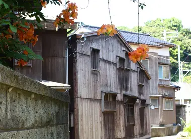 Le village ancien de Shukunegi, près d'Ogi.Sadogashima
