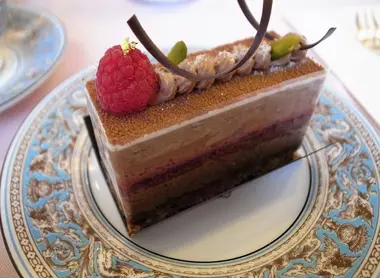 Gâteau dans un salon de thé de la chaîne de Centres commerciaux Takashimaya