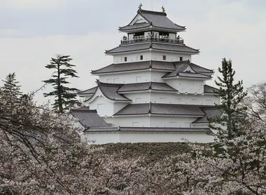 Le chateau Tsurugajo, _Aizuwakamatsu Le chateau Tsurugajo, _Aizuwakamatsu