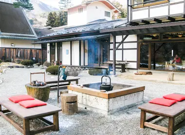 Itamuro onsen, Daikokuya, l'espace pour le thé