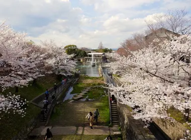 Les bords du canal Biwako-sosui à Keage