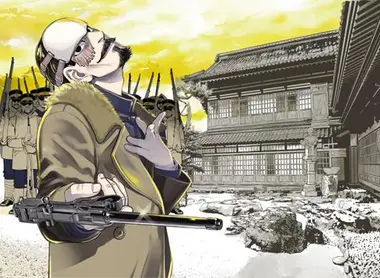 La couverture du quatrième tome de "Golden Kamui".