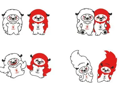 Dessins des mascottes Ren et G Dessins des mascottes Ren et G