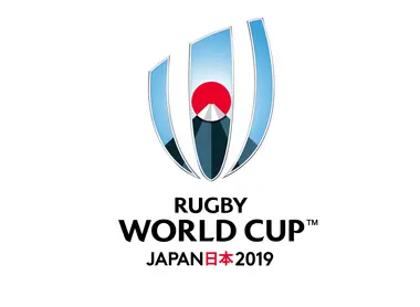 The official 2019 Rugby World Cup logo The official 2019 Rugby World Cup logo