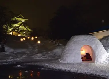 Un kamakura du festival de Yokote