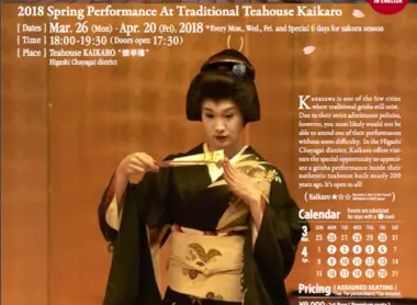 Affiche de promotion du spectacle