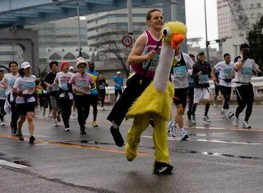 Un costume original pour courir